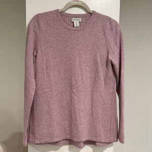 Adrienne Vittadini 100% Cashmere Sweater Size M excellent condition ribbed back